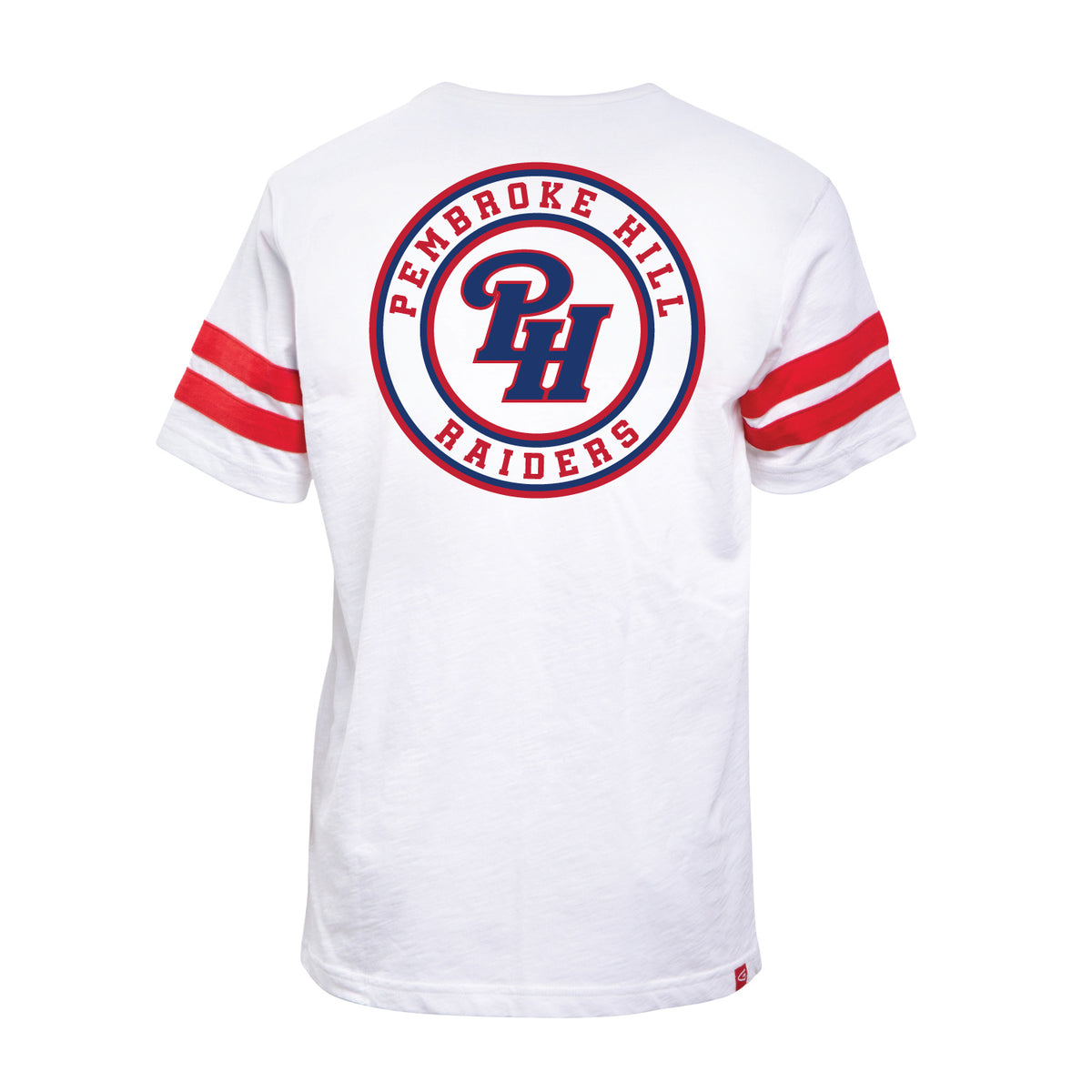 YOUTH T-SHIRT COLORBLOCK RED S-XL