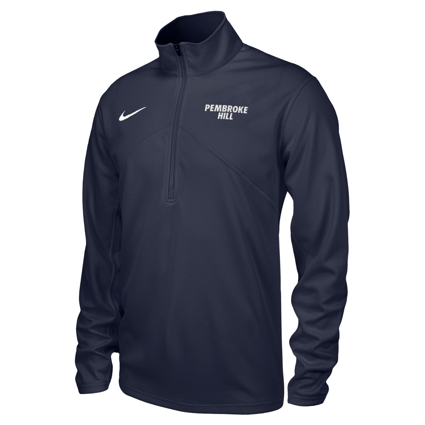SS NIKE 1/4 ZIP DRI NAVY S-3XL