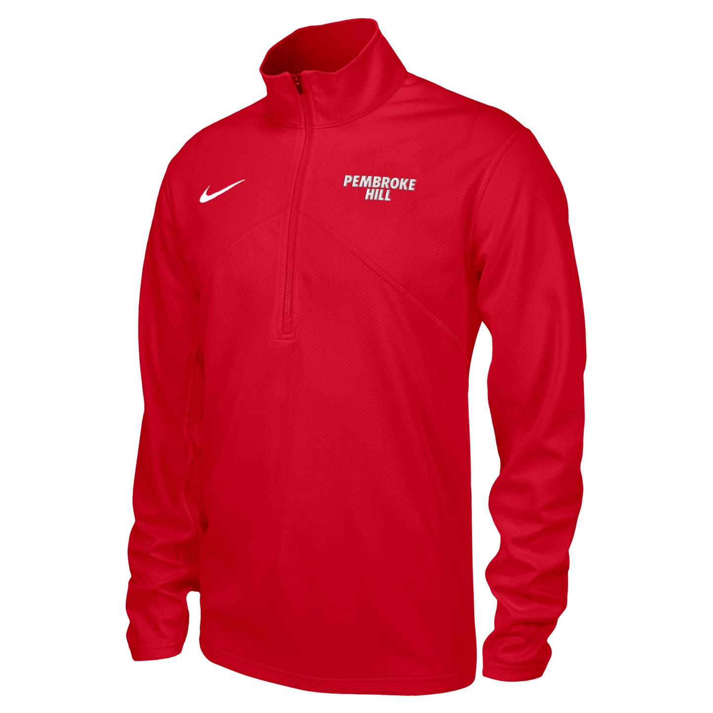 SS NIKE 1/4 ZIP DRI RED S-2XL
