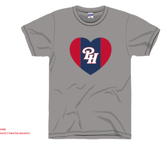 T-SHIRT CHARLIE HUSTLE GRAY S-XXL