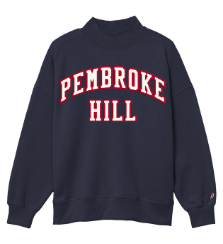 YOUTH SS MOCK NAVY S-XL