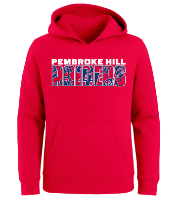 YOUTH SS HOOD PARKER RED S-XL