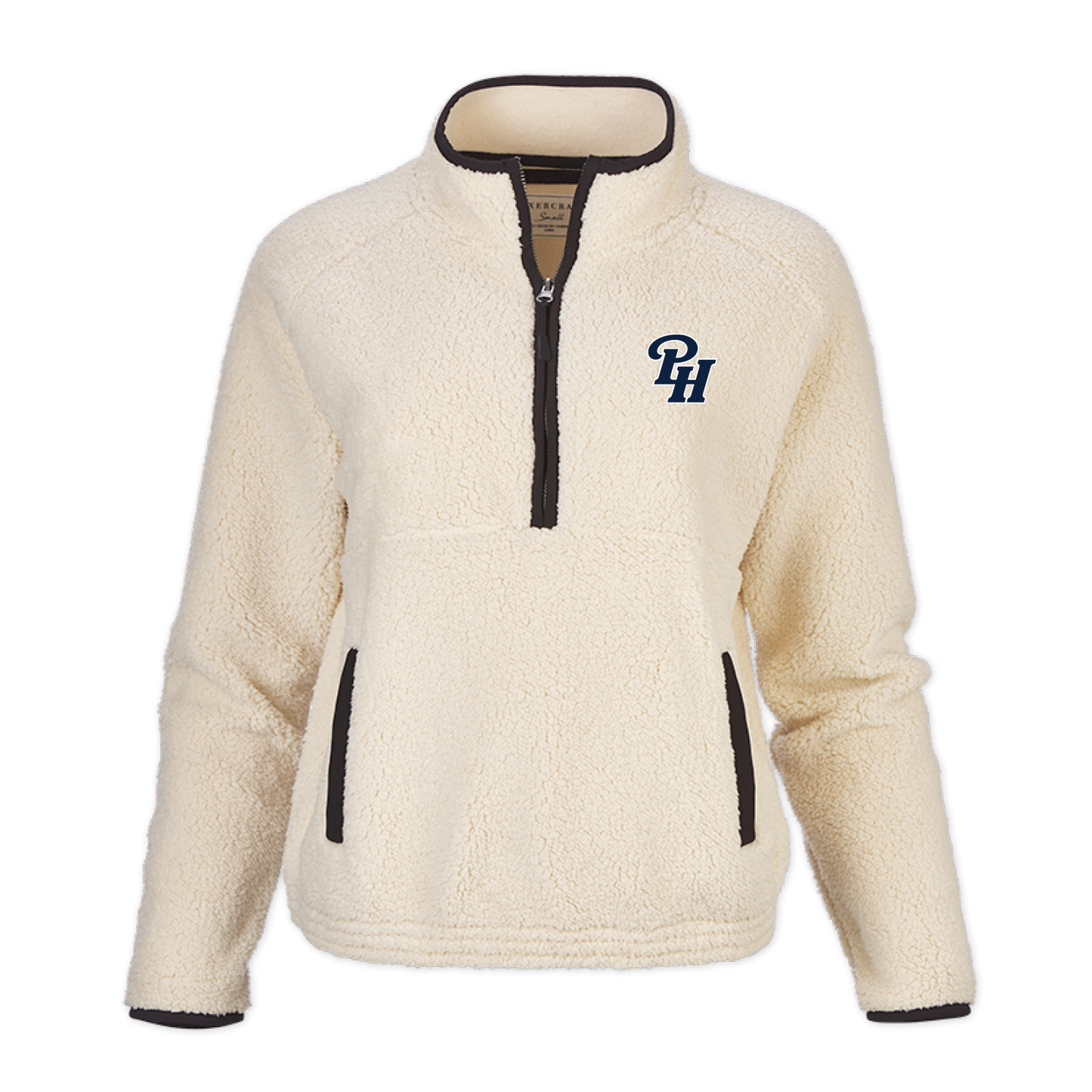 SS 1/2 ZIP EVEREST CREAM XXS-XXL