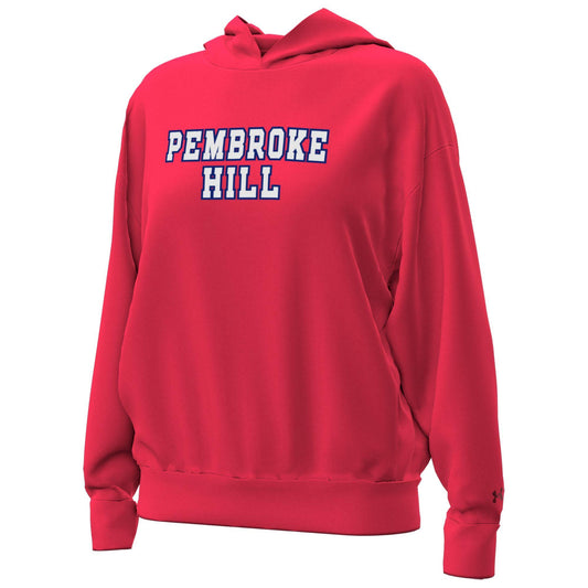 SS WMNS HOOD UA RED XS-XXL