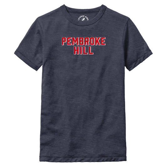 YOUTH TEE LEG VICT NAVY S-L